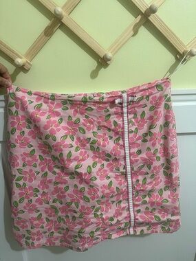 TAHITI REEF CLUB Pink Floral SUMMER Skort